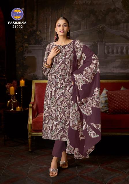 Mfc pashmina vol 21 cotton dress material wholesale shop